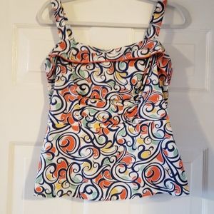 CAbi Fitted Top with Flare at Waist